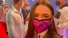 Камила Валиева станцевала на чествовании российских спортсменов после Олимпиады