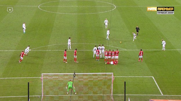 26 февраля. Москва. «Спартак» — ЦСКА — 0:2. Юсуф Языджи готовится исполнить штрафной удар. Фото Матч Премьер 26 февраля. Москва. «Спартак» — ЦСКА — 0:2. Юсуф Языджи готовится исполнить штрафной удар. Фото Матч Премьер