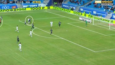 13 марта. Самара. «Крылья Советов» — «Зенит» — 1:1. Эпизод на 9-й минуте встречи.