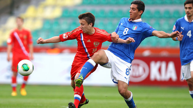 Александр Головин и Андреа Палацци. Фото Михаил Шапаев/РФС Александр Головин и Андреа Палацци. Фото Михаил Шапаев/РФС