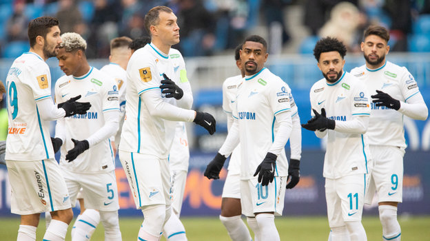 Футболисты «Зенита». Фото ФК «Зенит» Футболисты «Зенита». Фото ФК «Зенит»