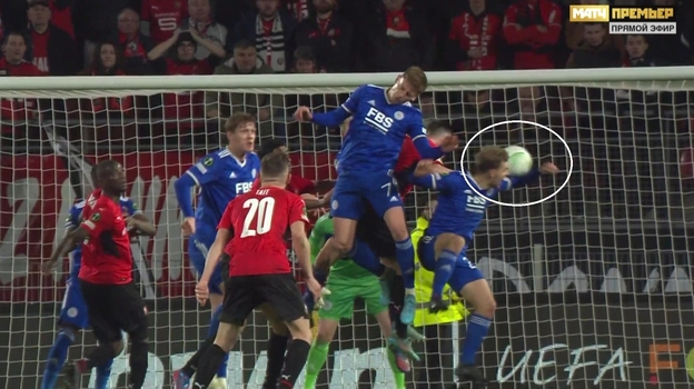 «Ренн» — «Лестер». Фото Скриншот трансляции. «Ренн» — «Лестер». Фото Скриншот трансляции.