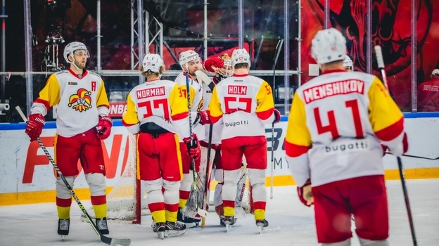 Хоккеисты «Йокерита». Фото ХК «Йокерит Хоккеисты «Йокерита». Фото ХК «Йокерит