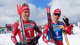 Большунов наконец встретил Терентьева с победой. Два Александра взяли реванш за Олимпиаду