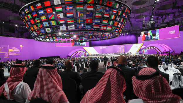 Собрание ФИФА в Катаре. Фото Global Look Press Собрание ФИФА в Катаре. Фото Global Look Press