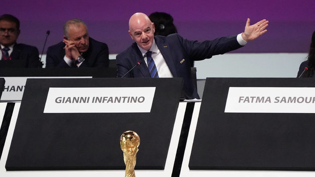 Президент ФИФА Джанни Инфантино. Фото Global Look Press Президент ФИФА Джанни Инфантино. Фото Global Look Press