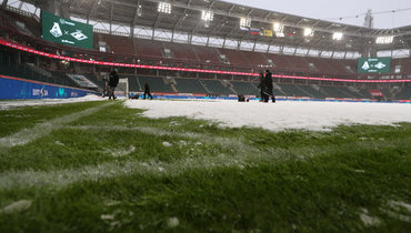 «Локомотив» — «Спартак»: снегопад.