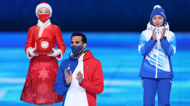 Мартен Фуркад на церемонии закрытия Олимпийских игр в Пекине. Фото Getty Images Мартен Фуркад на церемонии закрытия Олимпийских игр в Пекине. Фото Getty Images