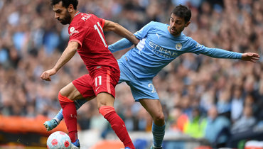 «Манчестер Сити» и «Ливерпуль» в матче 32-го тура чемпионата Англии сыграли вничью со счетом 2:2.