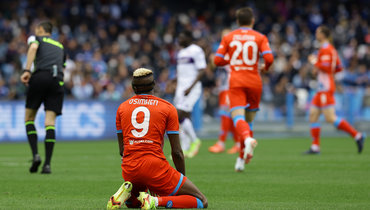 Виктор Осимхен в матче против «Фиорентины».