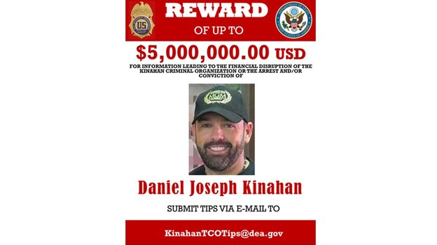 Объявление о розыске Дэниэла Кинэхана. Объявление о розыске Дэниэла Кинэхана.