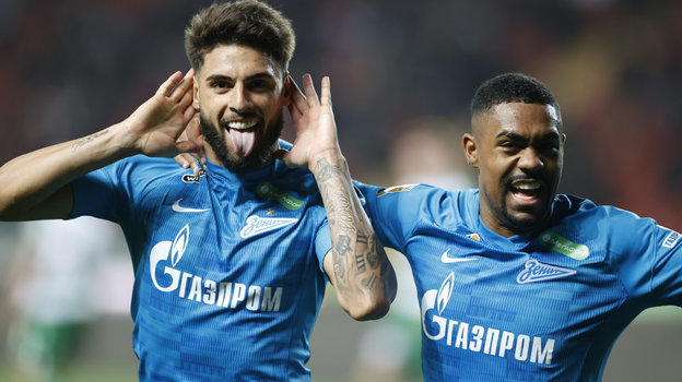 Юри Алберто и Малком. Фото Вячеслав Евдокимов, ФК «Зенит» Юри Алберто и Малком. Фото Вячеслав Евдокимов, ФК «Зенит»