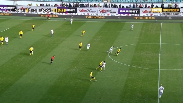 Эпизод матча «Химки» - ЦСКА. Эпизод матча «Химки» - ЦСКА.