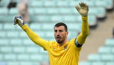 Сослан Джанаев на стадионе «Фишт».