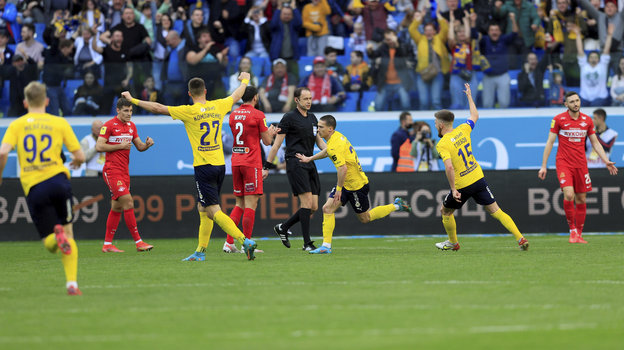 «Ростов» обыграл «Спартак» в 26-м туре РПЛ со счетом 3:2. Фото Global Look Press «Ростов» обыграл «Спартак» в 26-м туре РПЛ со счетом 3:2. Фото Global Look Press