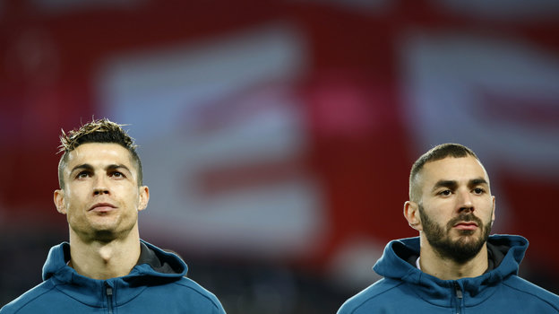 Криштиану Роналду и Карим Бензема. Фото Global Look Press Криштиану Роналду и Карим Бензема. Фото Global Look Press