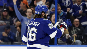 Никита Кучеров: гол и три передачи в матче «Тампа-Бэй» — «Коламбус» (4:1).