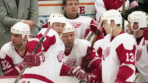 Игорь Ларионов, Вячеслав Фетисов, Вячеслав Козлов. Фото Александр Вильф, архив «СЭ» Игорь Ларионов, Вячеслав Фетисов, Вячеслав Козлов. Фото Александр Вильф, архив «СЭ»