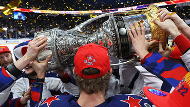 ЦСКА с Кубком Гагарина.