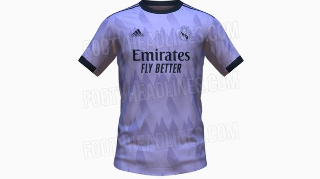 Гостевая форма Реала на сезон-2022/23. Фото Footyheadlines Гостевая форма Реала на сезон-2022/23. Фото Footyheadlines