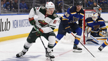 Кирилл Капризов провел победный гол в матче «Сент-Луис» — «Миннесота» (1:5).