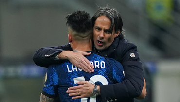 Симоне Индзаги и Лаутаро Мартинес («Интер»).