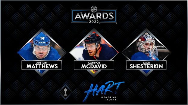 Список номинантов на «Харт Трофи». Фото NHL Список номинантов на «Харт Трофи». Фото NHL
