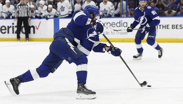 Российский нападающий «Тампы-Бэй» Никита Кучеров.