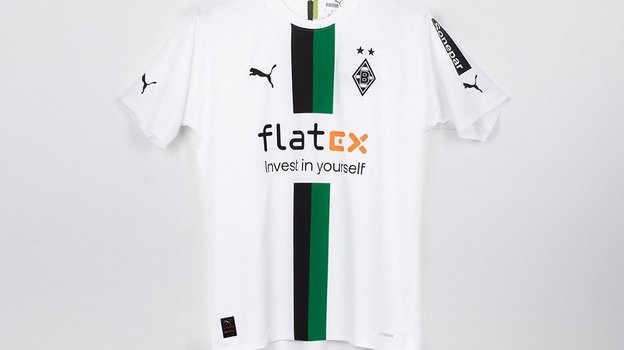 Домашний комплект формы менхенгладбахской Боруссии на сезон-2022/23. Фото ФК Боруссия М Домашний комплект формы менхенгладбахской Боруссии на сезон-2022/23. Фото ФК Боруссия М