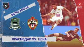«Краснодар» — ЦСКА. Видеообзор матча