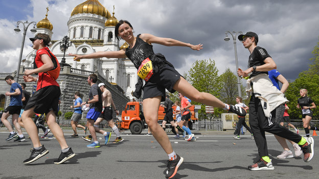 Участники Московского полумарафона. Фото Global Look Press Участники Московского полумарафона. Фото Global Look Press