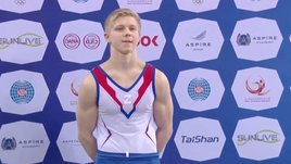 Российский гимнаст дисквалифицирован за политическую акцию