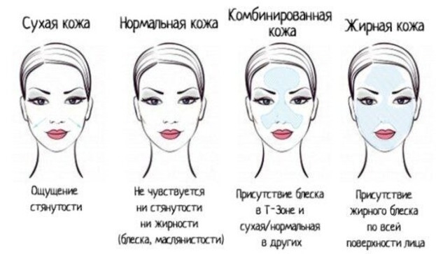 Типы кожи. Типы кожи.