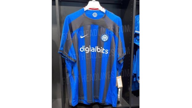 Изображение домашней формы Интера на сезон-2022/23. Фото Footyheadlines Изображение домашней формы Интера на сезон-2022/23. Фото Footyheadlines