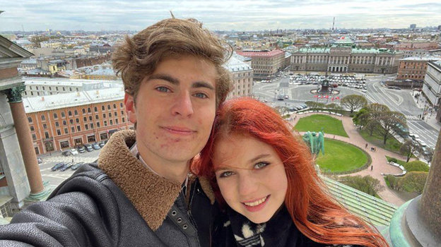 Александра Трусова и Марк Кондратюк. Фото Telegram Александра Трусова и Марк Кондратюк. Фото Telegram