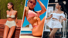 Откровенные фото и дорогие купальники. Как выглядят жены и подруги футболистов «Спартака» и «Динамо»