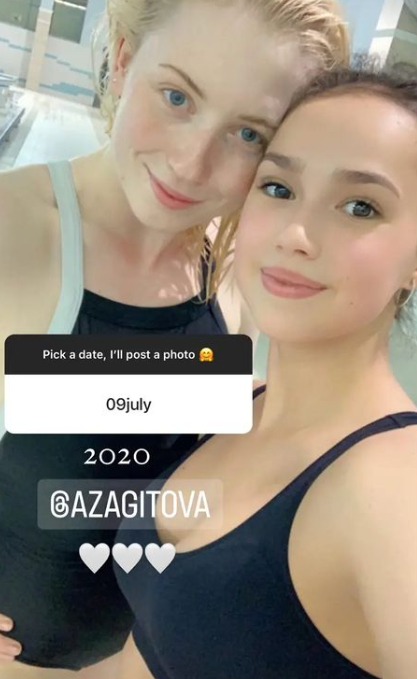 Тиффани Загорски и Алина Загитова. Фото Соцсети Загорски. Тиффани Загорски и Алина Загитова. Фото Соцсети Загорски.