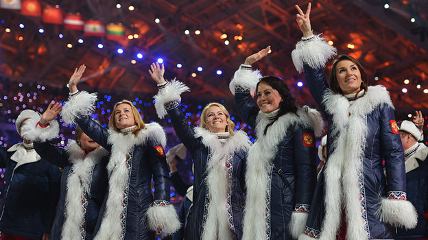 Анна Сидорова (справа) и ее команда на Олимпиаде в Сочи. Фото РИА Новости Анна Сидорова (справа) и ее команда на Олимпиаде в Сочи. Фото РИА Новости