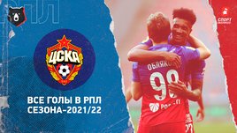 ЦСКА: все голы в РПЛ сезона-2021/22