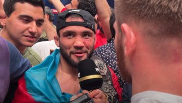 Нариман Аббасов после победы.