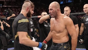 Иржи Прохазка и Гловер Тейшейра после боя.