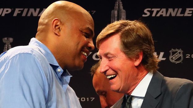 Чарльз Баркли и Уэйн Гретцки. Фото Getty Images Чарльз Баркли и Уэйн Гретцки. Фото Getty Images