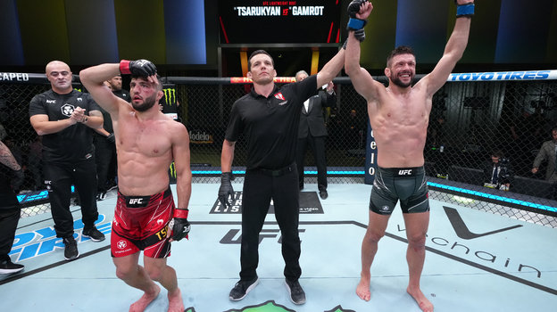 Гамрот одержал победу единогласным решением. Фото Zuffa LLC Гамрот одержал победу единогласным решением. Фото Zuffa LLC