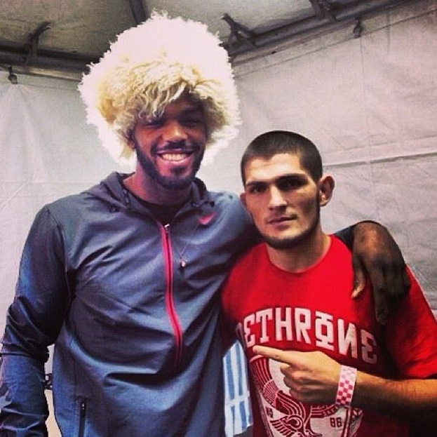 Хабиб и Джон Джонс. Фото Михаила Любимова Хабиб и Джон Джонс. Фото Михаила Любимова