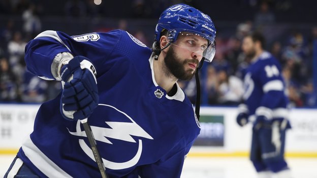 Никита Кучеров. Хоккеист «Тампы-Бэй» Никита Кучеров.