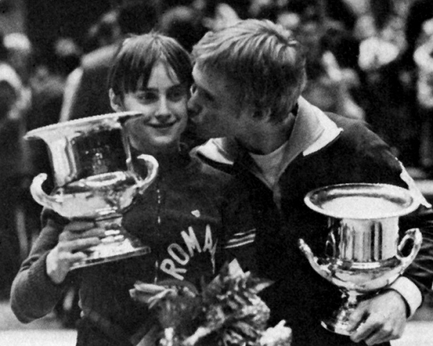 Надя Комэнеч и Барт Коннор. Фото из личного архива пары Надя Комэнеч и Барт Коннор. Фото из личного архива пары