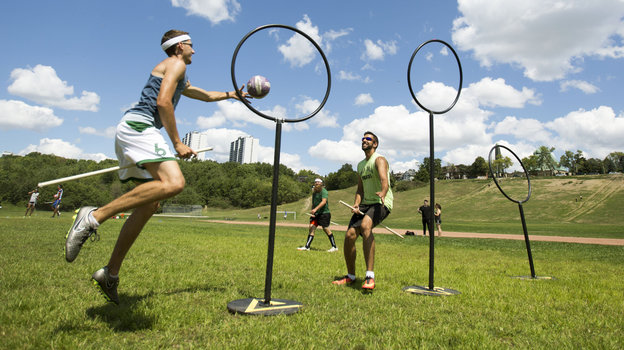 Игра в квиддич. Фото Global Look Press Игра в квиддич. Фото Global Look Press