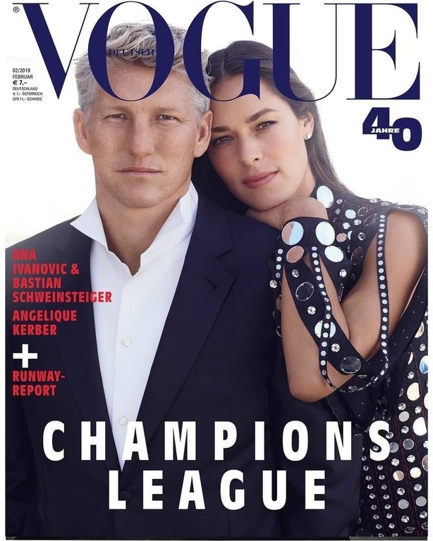 Обложка Vogue со Швайнштайгером и Иванович. Обложка Vogue со Швайнштайгером и Иванович.
