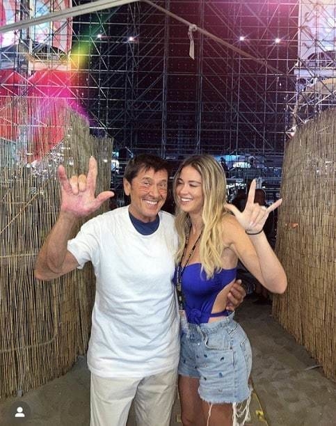 Джанни Моранди и Дилетта Леотта. Фото Соцсети Джанни Моранди и Дилетта Леотта. Фото Соцсети