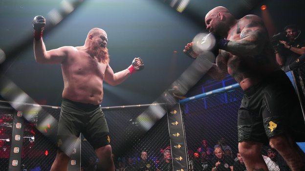 Вячеслав Дацик (слева) и Джефф Монсон. Фото Дмитрий Коротаев, Известия Вячеслав Дацик (слева) и Джефф Монсон. Фото Дмитрий Коротаев, Известия